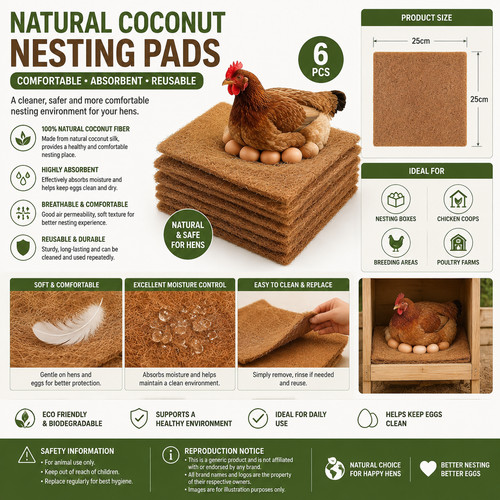 Pack chicken nest box - 10,
