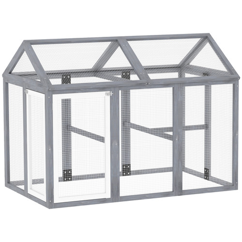 Chicken coop grey - chicken,