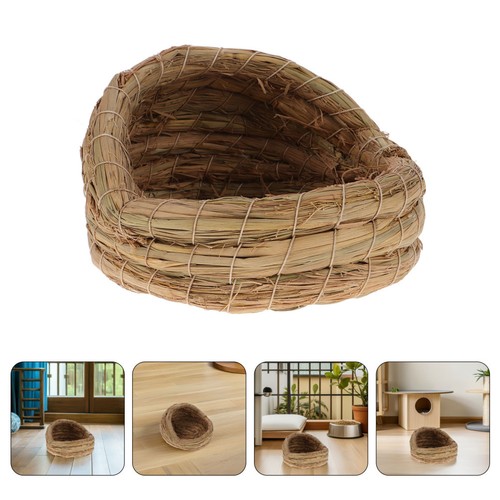 Handmade straw woven chicken - handmade,