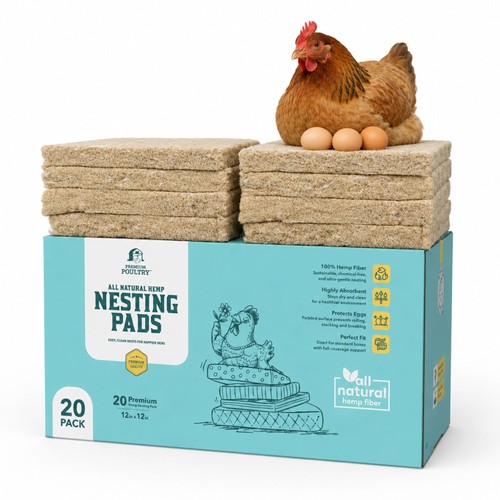 Premium poultry hemp - premium, nesting
